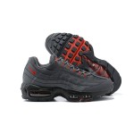 Nike Air Max 95 Iron Grey DC4115-002 グレー&レッド スニーカー Nike Air Max 95 Iron Grey DC4115-002 グレー&レッド スニーカー 側面図