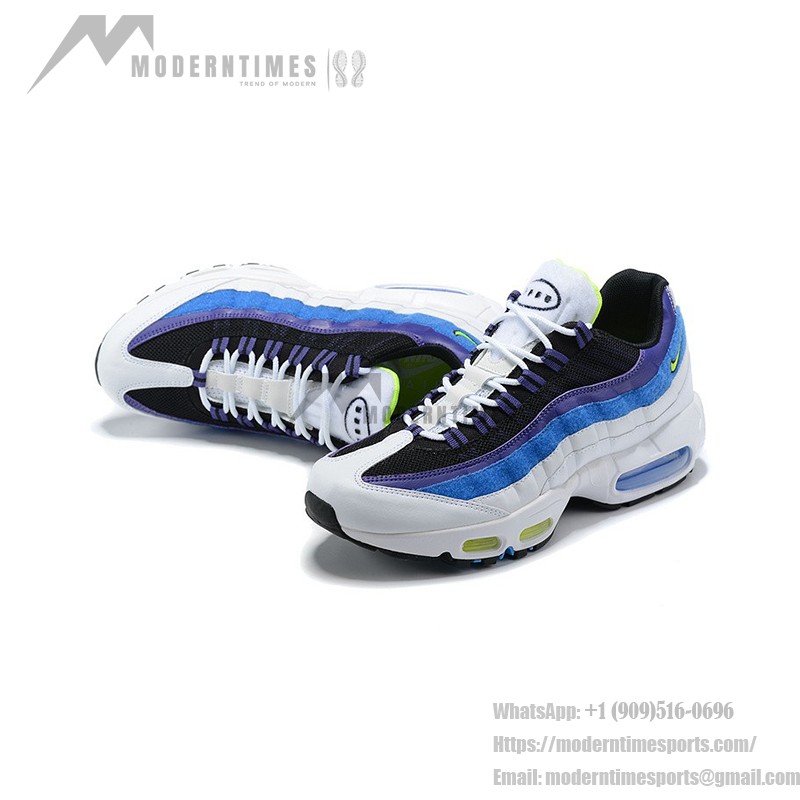 Nike Air Max 95 Kaomoji DD9600-100 マルチカラースニーカー Nike Air Max 95 Kaomoji DD9600-100 マルチカラースニーカー 側面図