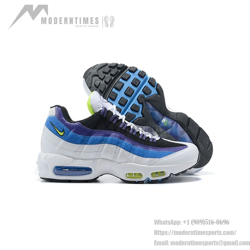 Nike Air Max 95 Kaomoji DD9600-100 マルチカラースニーカー Nike Air Max 95 Kaomoji DD9600-100 マルチカラースニーカー 側面図