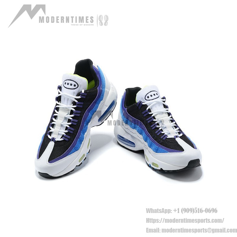 Nike Air Max 95 Kaomoji DD9600-100 マルチカラースニーカー Nike Air Max 95 Kaomoji DD9600-100 マルチカラースニーカー 側面図
