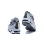 Nike Air Max 95 609048-108 ホワイト、グレー、ブルー スニーカー Nike Air Max 95 609048-108 ホワイト、グレー、ブルー スニーカー 側面図