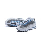 Nike Air Max 95 609048-108 ホワイト、グレー、ブルー スニーカー Nike Air Max 95 609048-108 ホワイト、グレー、ブルー スニーカー 側面図