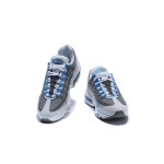 Nike Air Max 95 609048-108 ホワイト、グレー、ブルー スニーカー Nike Air Max 95 609048-108 ホワイト、グレー、ブルー スニーカー 側面図