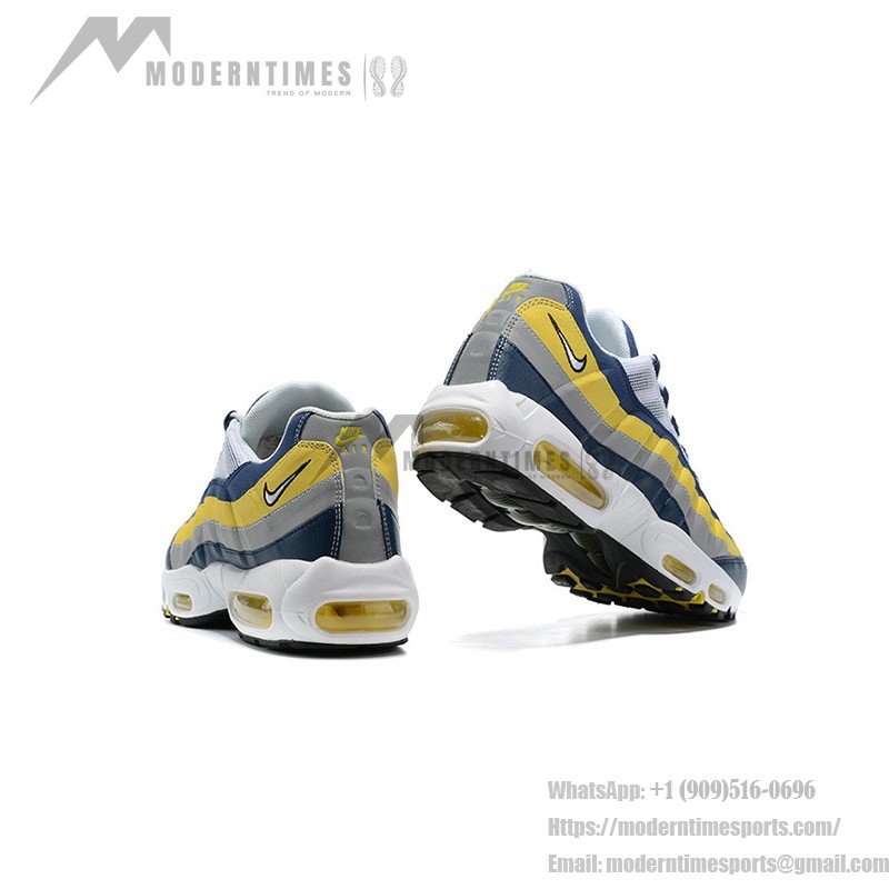 Nike Air Max 95 Michigan CZ0191-400 ブルー、イエロー、グレー スニーカー Nike Air Max 95 Michigan CZ0191-400 ブルー、イエロー、グレー スニーカー 側面図