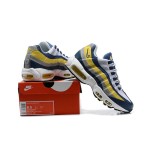 Nike Air Max 95 Michigan CZ0191-400 ブルー、イエロー、グレー スニーカー Nike Air Max 95 Michigan CZ0191-400 ブルー、イエロー、グレー スニーカー 側面図