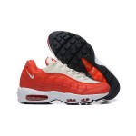 Nike Air Max 95 'Mystic Red' クラシックレッドレトロスニーカー - クッション性と多用途なストリートスタイル Nike Air Max 95 'Mystic Red' クラシックレッドレトロスニーカー