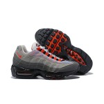 Nike Air Max 95 OG AT2865-100 グレー&ソーラーレッド スニーカー Nike Air Max 95 OG AT2865-100 グレー&ソーラーレッド スニーカー 側面図