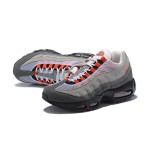 Nike Air Max 95 OG AT2865-100 グレー&ソーラーレッド スニーカー Nike Air Max 95 OG AT2865-100 グレー&ソーラーレッド スニーカー 側面図
