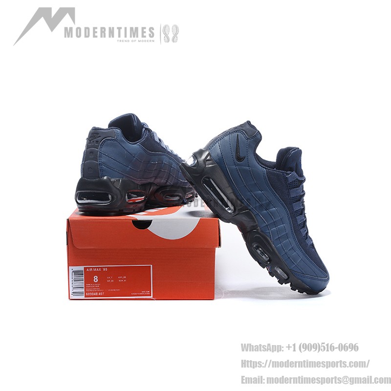 Nike Air Max 95 Obsidian Black 609048-407 スニーカー Nike Air Max 95 Obsidian Black 609048-407 スニーカー 側面図