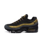 Nike Air Max 95 Premium 538416-007 ブラック&メタリックゴールド スニーカー Nike Air Max 95 Premium 538416-007 ブラック&メタリックゴールド スニーカー 側面図