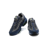 ナイキ エア マックス 95 シーホークス DA1504-400 ブルー、グレー、ネオングリーン スニーカー | スタイリッシュなデザインとプレミアムな快適さ