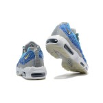 ナイキ エア マックス 95 CW7992-001 ブルーグレー エアクッション スニーカー 波模様のナイキ エア マックス 95 CW7992-001 ブルーグレー レトロ スニーカー