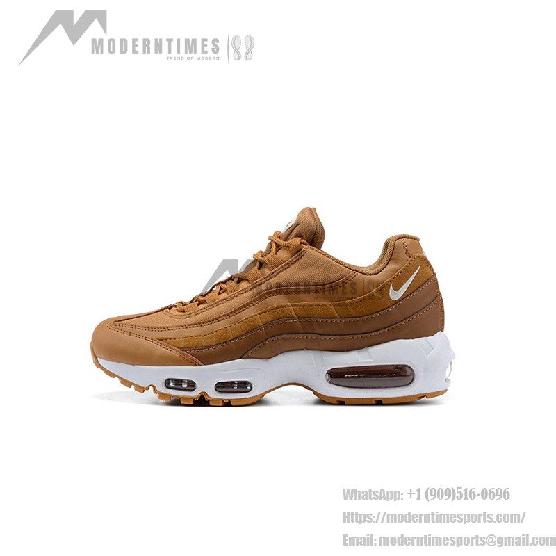 Nike Air Max 95 Wheat Brown CZ3951-700 スニーカー アイコニックなクッショニングとアーストーンのNike Air Max 95 Wheat Brown CZ3951-700 スニーカー