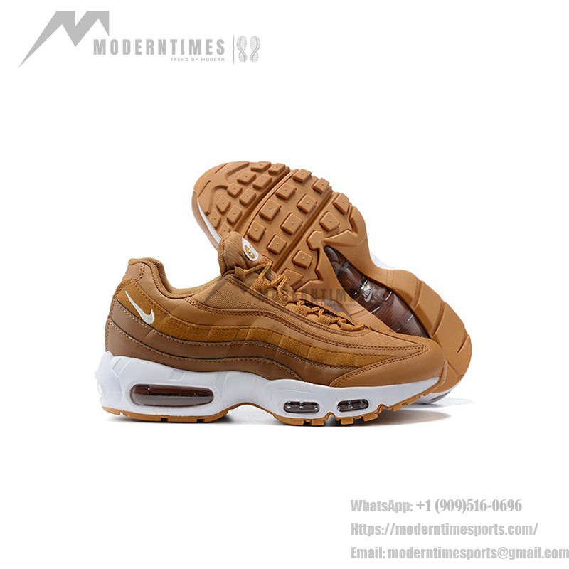 Nike Air Max 95 Wheat Brown CZ3951-700 スニーカー アイコニックなクッショニングとアーストーンのNike Air Max 95 Wheat Brown CZ3951-700 スニーカー