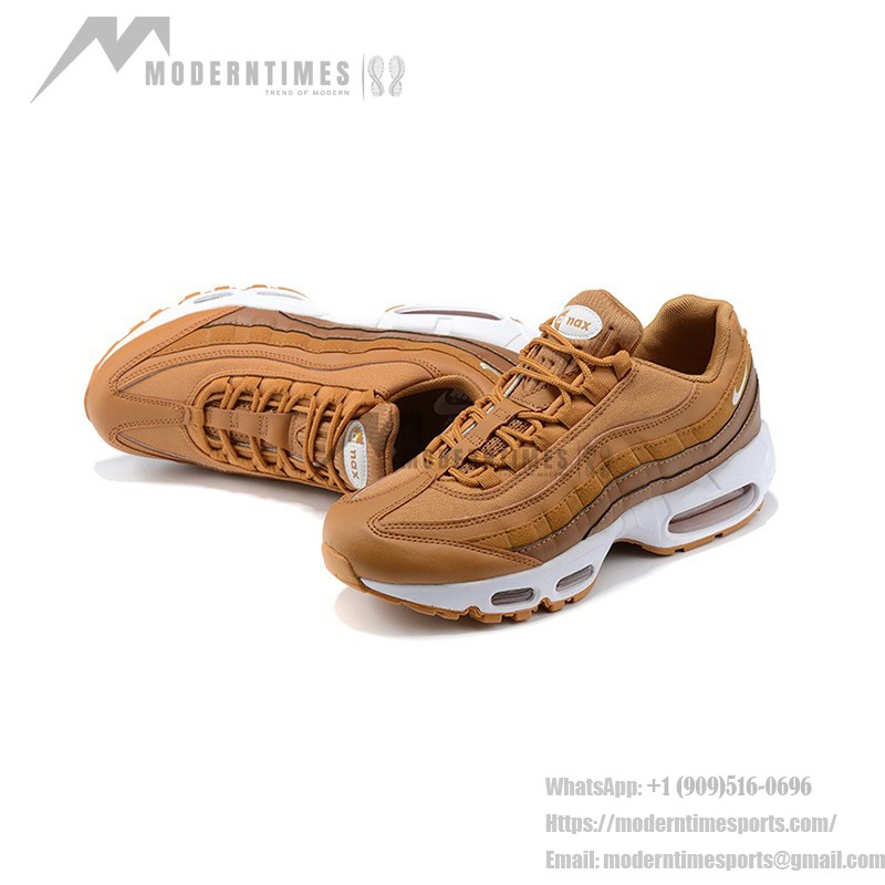 Nike Air Max 95 Wheat Brown CZ3951-700 スニーカー アイコニックなクッショニングとアーストーンのNike Air Max 95 Wheat Brown CZ3951-700 スニーカー