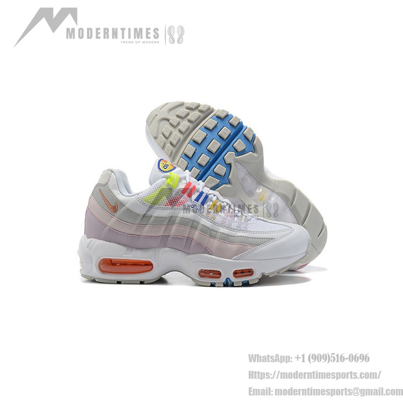 Nike Air Max 95 White Multi DH5722-100 鮮やかなスニーカー Nike Air Max 95 White Multi DH5722-100 鮮やかなカラフルスニーカー