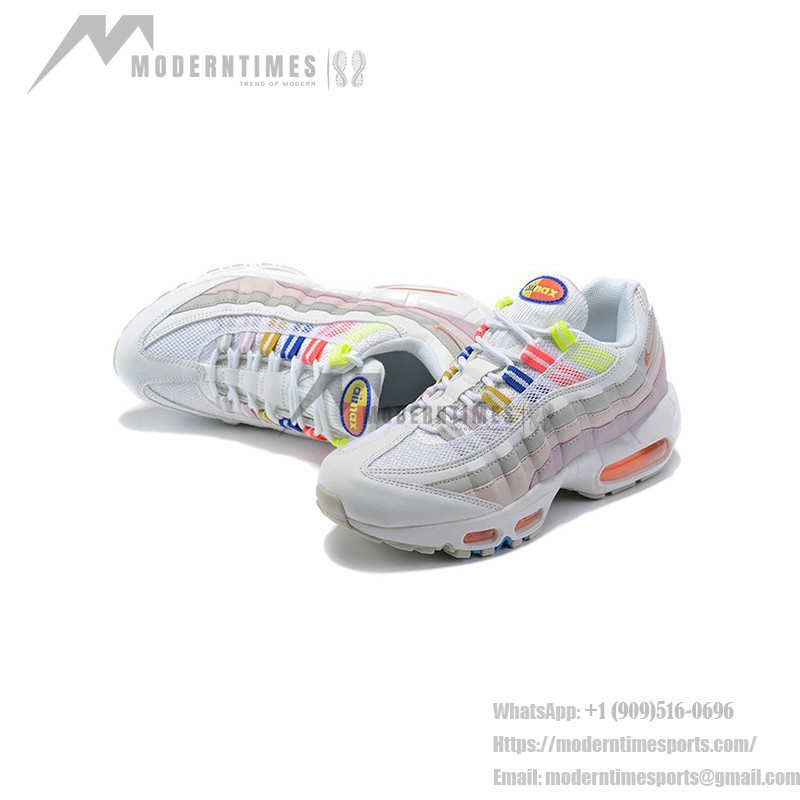 Nike Air Max 95 White Multi DH5722-100 鮮やかなスニーカー Nike Air Max 95 White Multi DH5722-100 鮮やかなカラフルスニーカー