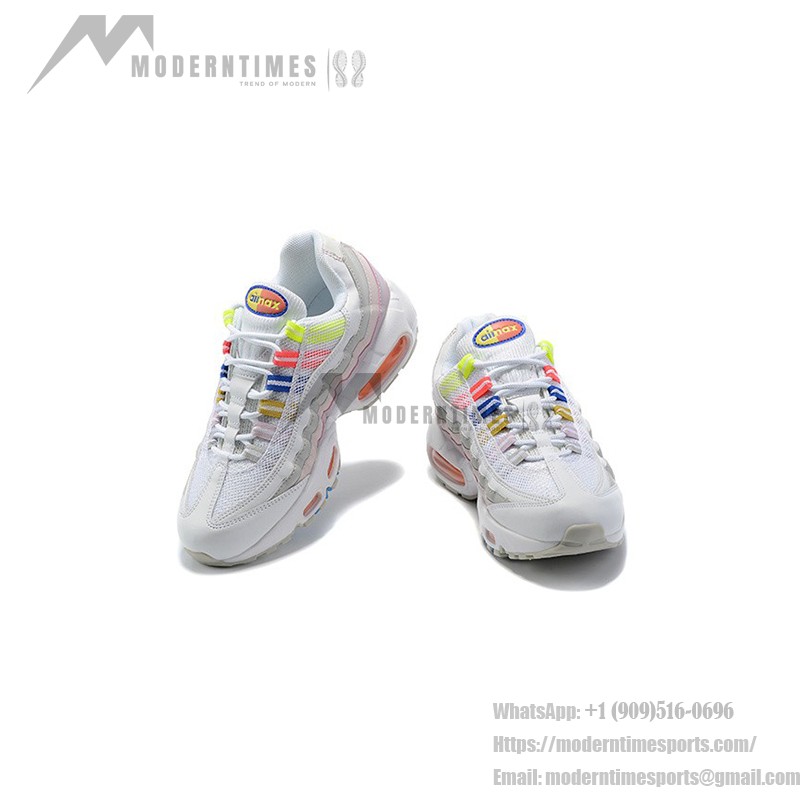 Nike Air Max 95 White Multi DH5722-100 鮮やかなスニーカー Nike Air Max 95 White Multi DH5722-100 鮮やかなカラフルスニーカー