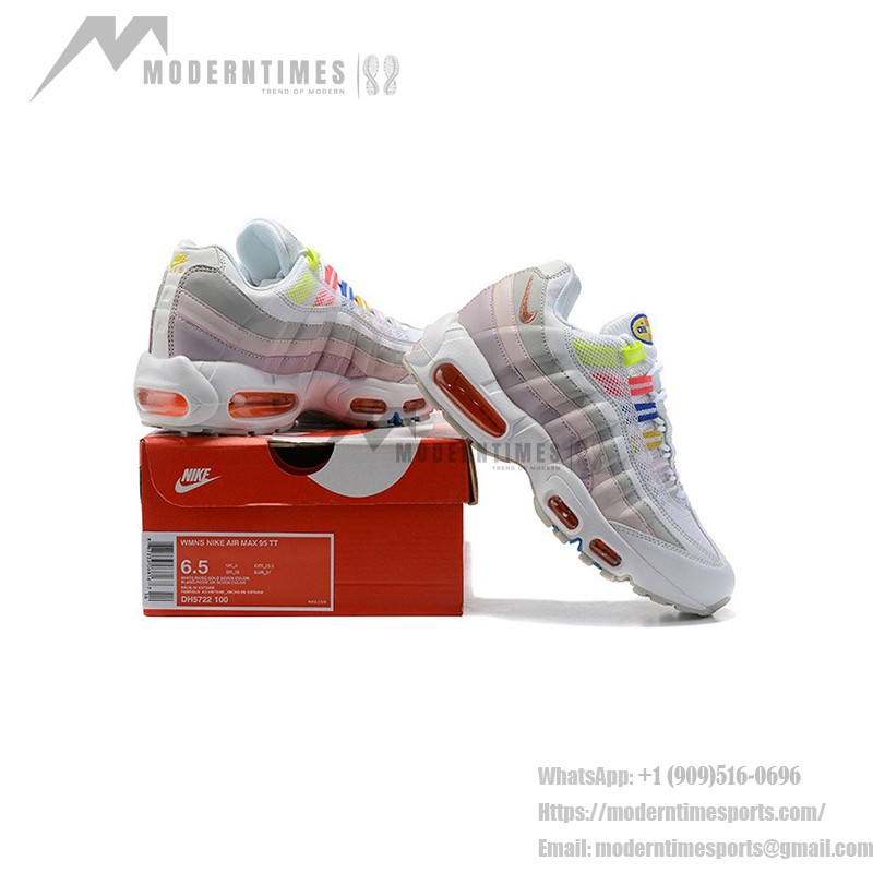 Nike Air Max 95 White Multi DH5722-100 鮮やかなスニーカー Nike Air Max 95 White Multi DH5722-100 鮮やかなカラフルスニーカー