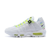 グローバルスタイル：Nike Air Max 95 Worldwide CV9030-100 ホワイト＆グリーンマルチカラースニーカー - 快適さとファッションの完璧な融合
