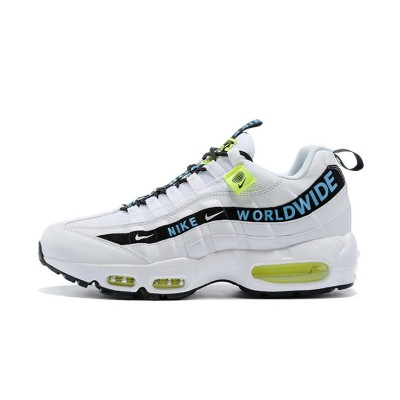 グローバルトレンド：Nike Air Max 95 Worldwide Pack CT0248-100 ホワイト＆ブルースニーカー - 快適さと国際的スタイルの完璧な融合
