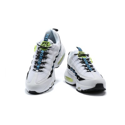 グローバルトレンド：Nike Air Max 95 Worldwide Pack CT0248-100 ホワイト＆ブルースニーカー - 快適さと国際的スタイルの完璧な融合