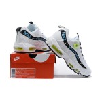 Nike Air Max 95 Worldwide Pack CT0248-100 ホワイト&ブルースニーカー Nike Air Max 95 Worldwide Pack CT0248-100 ホワイト&ブルースニーカー 「Worldwide」ブランディング付き