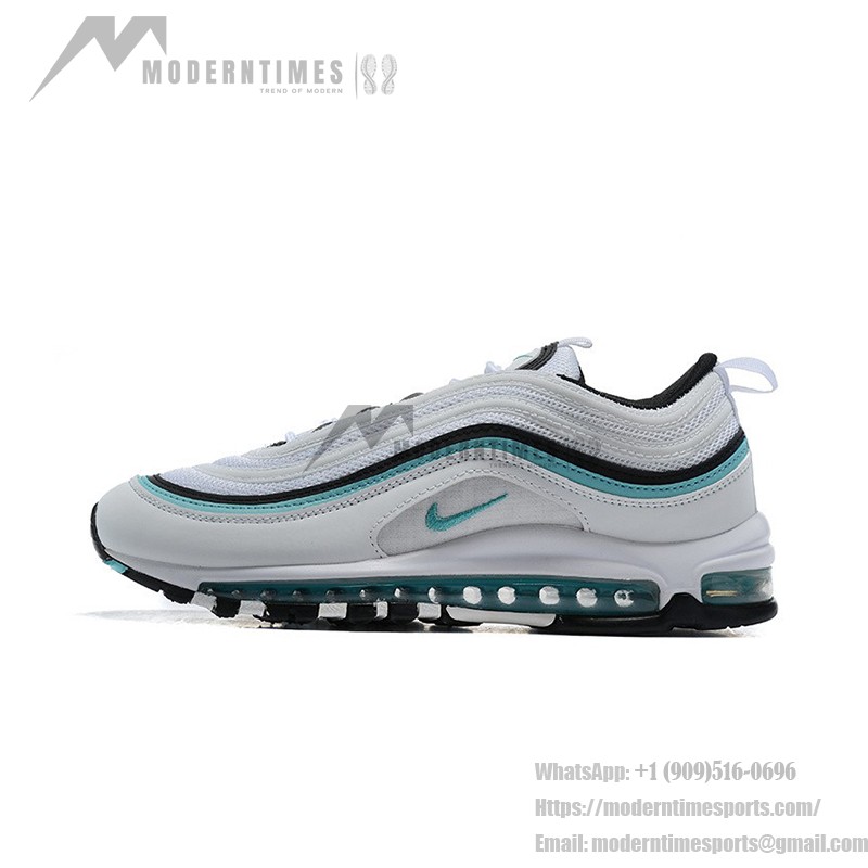 Nike Air Max 97 "Aurora Green" CZ3574-130 – Stylish White and Green Sneakers Nike Air Max 97 "Aurora Green" CZ3574-130 – White and Green Sneakers with Full-Length Air Cushioning