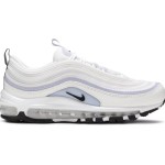 Nike Air Max 97 "Ghost" CZ6087-102 - Sleek White Sneakers with Lavender Accents Nike Air Max 97 "Ghost" CZ6087-102 - White and Lavender Sneakers