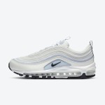 Nike Air Max 97 "Ghost" CZ6087-102 - Sleek White Sneakers with Lavender Accents Nike Air Max 97 "Ghost" CZ6087-102 - White and Lavender Sneakers