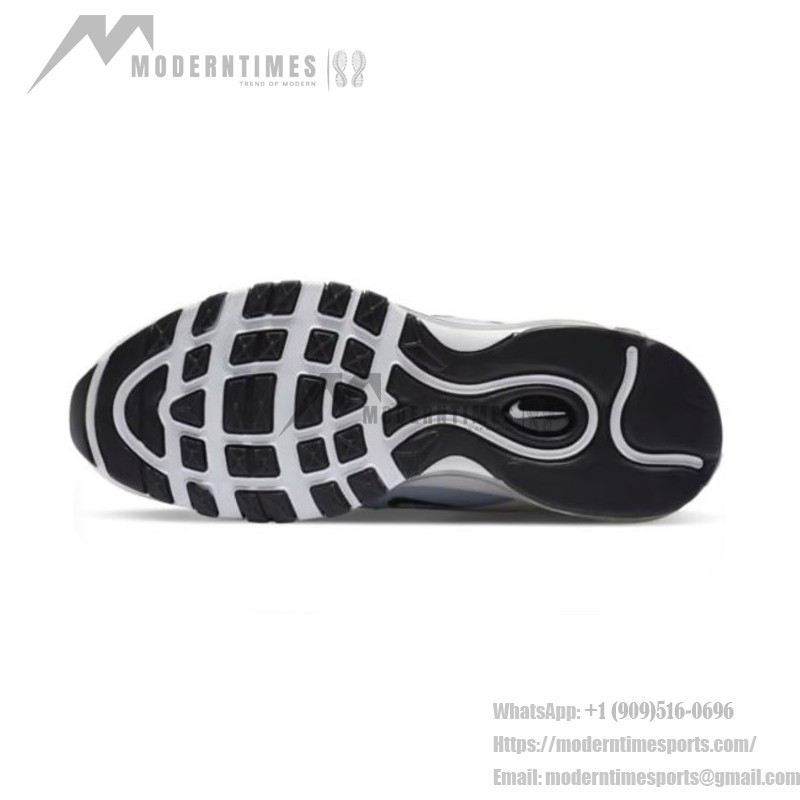 Nike Air Max 97 "Ghost" CZ6087-102 - Sleek White Sneakers with Lavender Accents Nike Air Max 97 "Ghost" CZ6087-102 - White and Lavender Sneakers