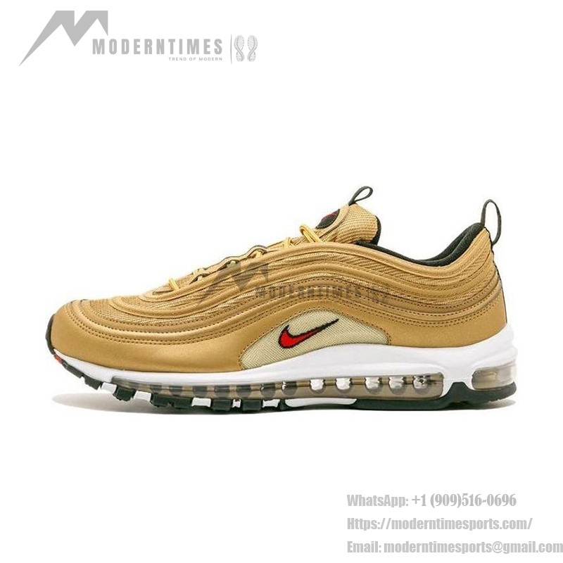ナイキ エアマックス 97 OG QS メタリックゴールド - レッドスウッシュ ナイキ エアマックス 97 OG QS メタリックゴールド 884421-700