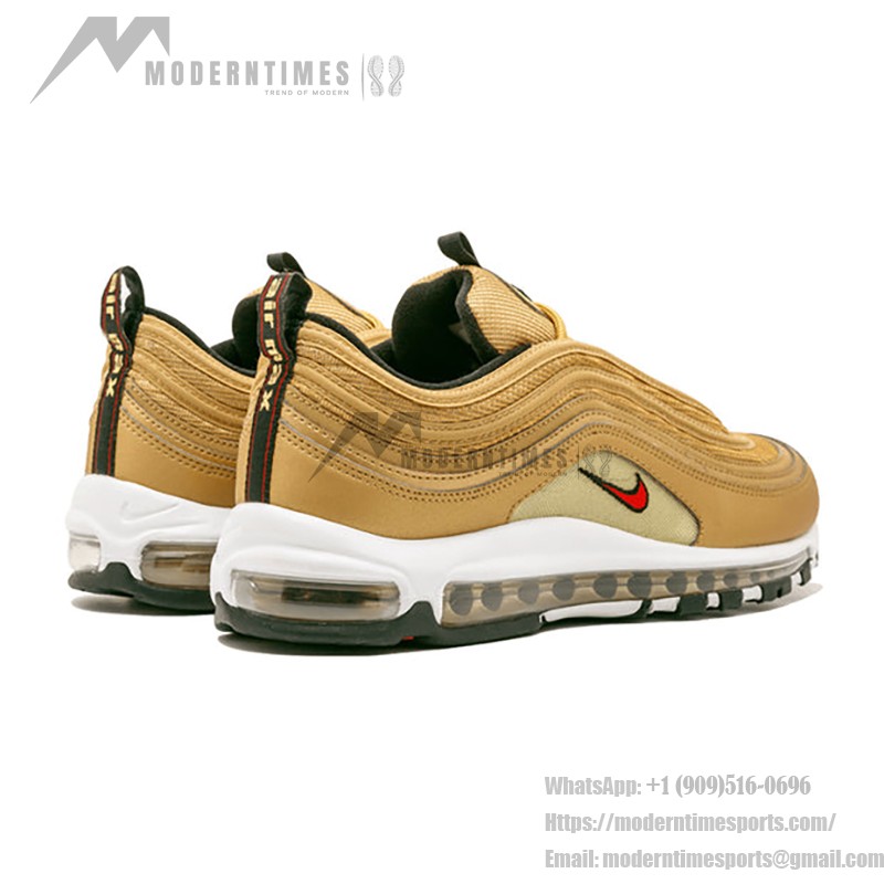 ナイキ エアマックス 97 OG QS メタリックゴールド - レッドスウッシュ ナイキ エアマックス 97 OG QS メタリックゴールド 884421-700