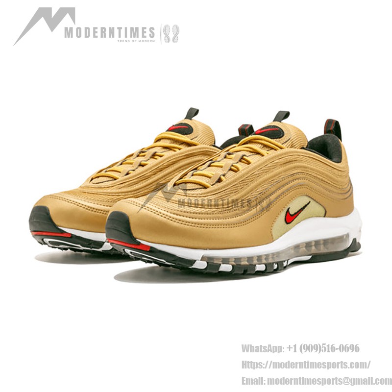 ナイキ エアマックス 97 OG QS メタリックゴールド - レッドスウッシュ ナイキ エアマックス 97 OG QS メタリックゴールド 884421-700