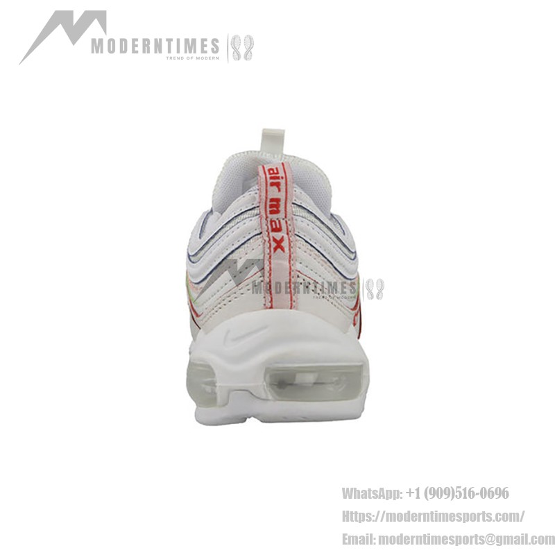Nike Air Max 97 Rainbow AQ4137-100 Nike Air Max 97 Rainbow AQ4137-100 - ホワイトとレインボーアクセント
