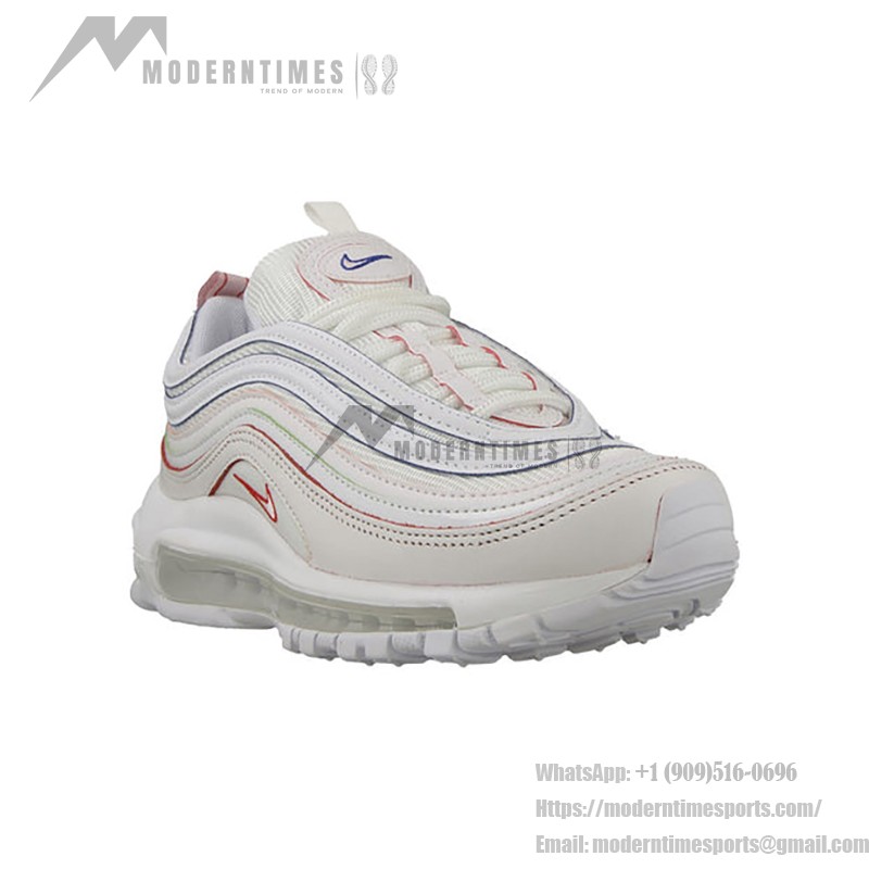 Nike Air Max 97 Rainbow AQ4137-100 Nike Air Max 97 Rainbow AQ4137-100 - ホワイトとレインボーアクセント