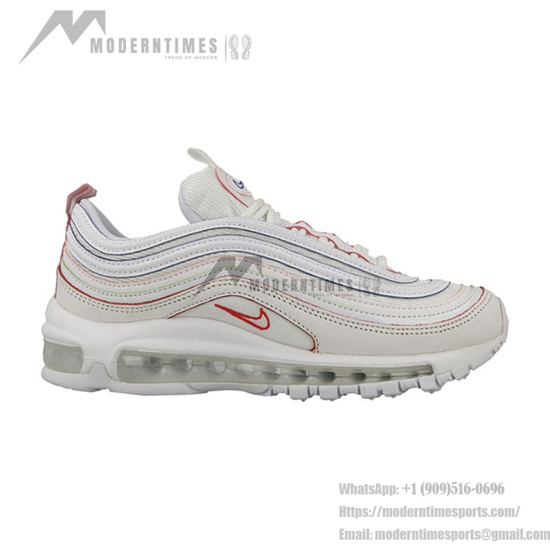 Nike Air Max 97 Rainbow AQ4137-100 Nike Air Max 97 Rainbow AQ4137-100 - ホワイトとレインボーアクセント