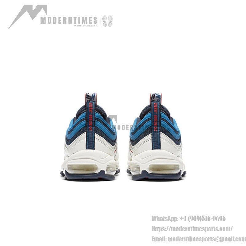 Nike Air Max 97 SE Blue Nebula - ホワイトとブルーデザイン Nike Air Max 97 SE Blue Nebula AQ4126-400 ホワイトとブルースニーカー
