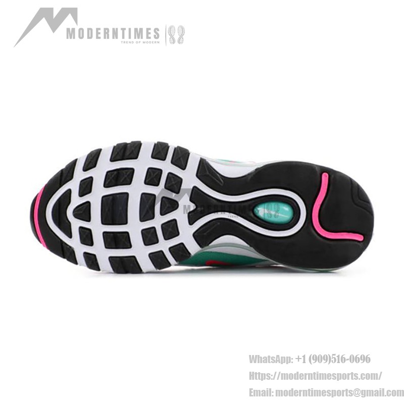 Nike Air Max 97 South Beach 夏スタイル Nike Air Max 97 South Beach 921522-101 ティール ピンク ホワイト スニーカー