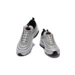 Nike Air Max 97 Silver Bullet - Sleek Silver and Red Design Nike Air Max 97 Silver Bullet 312641-069 with Red Swoosh