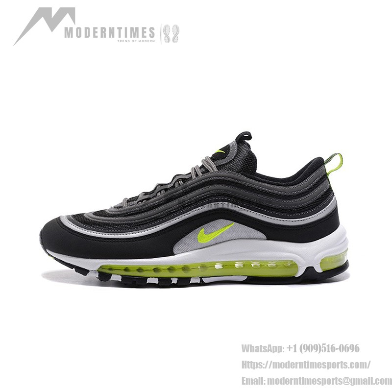 Nike Air Max 97 Black Volt - Sleek Black and Volt Green Design Nike Air Max 97 Black Volt 921626-403 with Silver and Volt Details