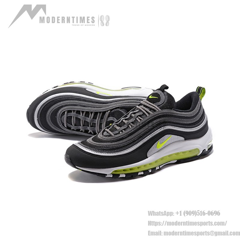 Nike Air Max 97 Black Volt - Sleek Black and Volt Green Design Nike Air Max 97 Black Volt 921626-403 with Silver and Volt Details