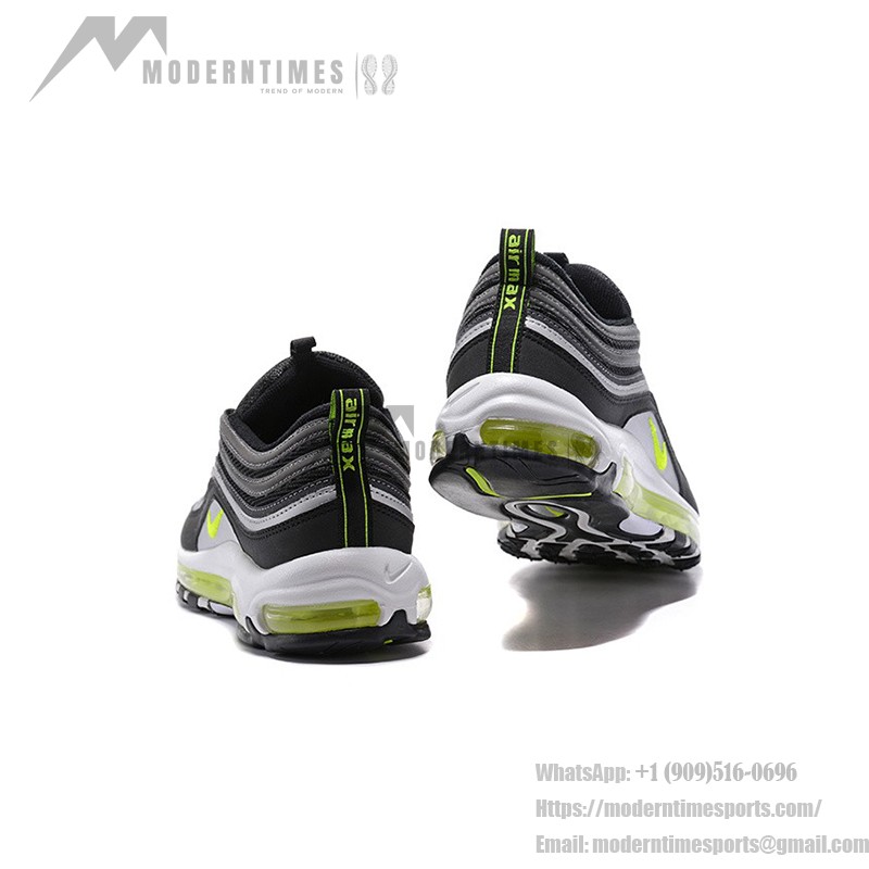 Nike Air Max 97 Black Volt - Sleek Black and Volt Green Design Nike Air Max 97 Black Volt 921626-403 with Silver and Volt Details