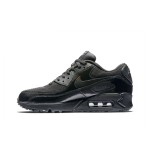 Nike Air Max 90 443817-002 トリプルブラックスニーカー Nike Air Max 90 443817-002 トリプルブラック パテントレザー スニーカー - 洗練されたデザイン