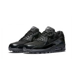 Nike Air Max 90 443817-002 トリプルブラックスニーカー Nike Air Max 90 443817-002 トリプルブラック パテントレザー スニーカー - 洗練されたデザイン