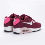 Nike Air Max 90 616730-600 - バーガンディスニーカー Nike Air Max 90 616730-600 - バーガンディスニーカー ピンクとホワイトのアクセント付き