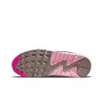 Nike Air Max 90 DM3051-100 - 大胆なアクセントが魅力のホワイトスニーカー Nike Air Max 90 DM3051-100 ホワイトスニーカー、ピンクとブラックのアクセント付き