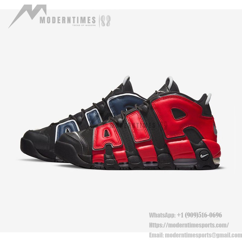 Nike Air More Uptempo DJ4400-001 ブラック バスケットボールスニーカー Nike Air More Uptempo DJ4400-001 ブラック クラシック バスケットボールスニーカー