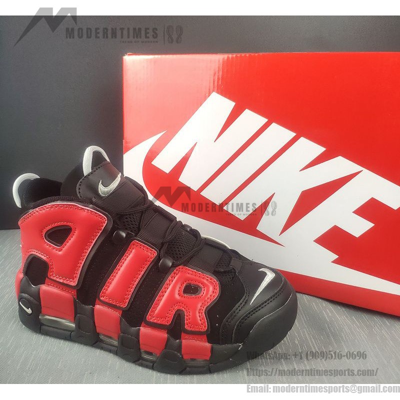 Nike Air More Uptempo DJ4400-001 ブラック バスケットボールスニーカー Nike Air More Uptempo DJ4400-001 ブラック クラシック バスケットボールスニーカー
