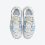 Nike Air More Uptempo White/Light Blue レトロバスケットボールシューズ クラシックなAIRデザインを備えた Nike Air More Uptempo White/Light Blue レトロバスケットボールシューズ